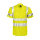 Warn-Polo-Shirt EN ISO 20471 Klasse 3 mit Reflexstreifen...
