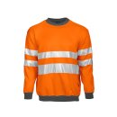 Warnschutz-Sweatshirt mit reflektierenden Streifen - verschiedene Farben