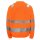 Rundhals Sweatshirt mit Reflektorstreifen EN 20471 - Orange in 4XL
