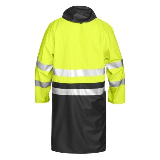 Zweifarbiger Warnschutz-Regen-Mantel mit Reflexstreifen - verschiedene Farben
