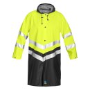 Zweifarbiger Warnschutz-Regen-Mantel mit Reflexstreifen -...