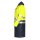 Zweifarbiger Warnschutz-Regen-Mantel mit Reflexstreifen - Gelb/Marine in XS