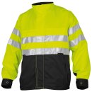 Ungefütterte Warnschutz-Arbeitsjacke EN 20471, zweifarbig - Gelb/Schwarz in XS