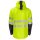 Zweifarbige Warnschutz-Regenjacke mit Reflexstreifen - verschiedene Farben