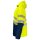 Zweifarbige Warnschutz-Regenjacke mit Reflexstreifen - Gelb/Marine in XS