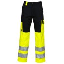 Zweifarbige Warnschutz-Arbeitshose mit Reflektorstreifen - verschiedene Farben