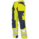 Warnschutz-Workerhose mit Reflektorstreifen -...