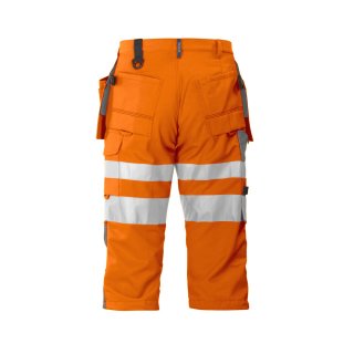 NEO TOOLS Profi Thermo Warnschutzhose EN 20471 – Orange/gelb, Wasserfest, Für Arbeiten Im Freien (XXXL)