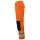 Hi-Viz Warnschutz-Arbeitshose mit Reflexstreifen - Orange/Schwarz in 120
