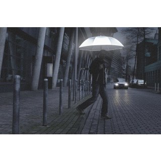 Voll reflektierender Regenschirm - Reflexschirm