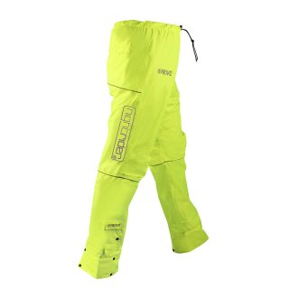 Damen Regen-Überhose mit Reflexelementen Gelb S / UK10