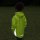 Neongelbe Reflektorjacke Kinder - gefüttert mit Kapuze