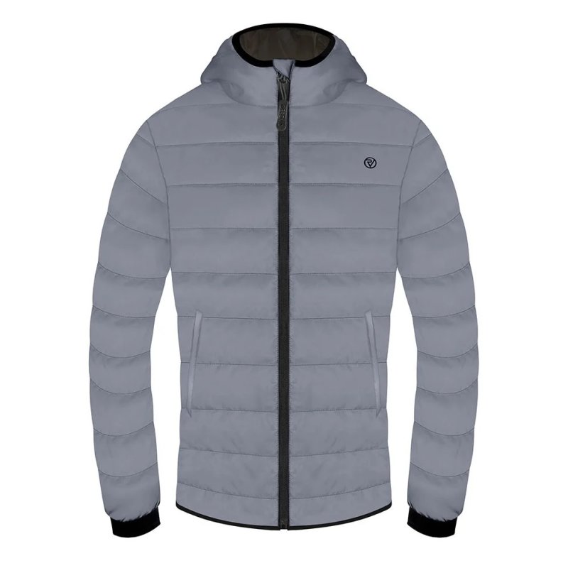 Proviz REFLECT360 Outdoor Jacke Damen 36 voll reflektierend grau
