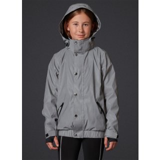 Reflektierende Kinder-Jacke / Junior Reflektor-Jacke mit abnehmbarer Kapuze  