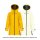 Gelber Damen-Regenmantel voll reflektierend