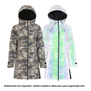 Camouflage Damen-Regenmantel voll reflektierend, € 125,95
