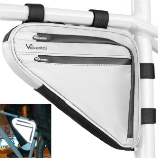 Reflektierende Fahrrad-Rahmentasche / Triangle Bag reflective
