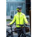 Neongelb-reflektierende sportliche Fahrradjacke – wind- & wasserdicht
