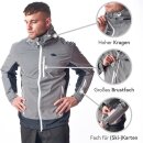 Reflektierende Herren-Funktionsjacke voll reflektierend