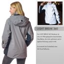 3in1 Damen-Reflektorjacke mit herausnehmbarer Fleecejacke – komplett reflektierend