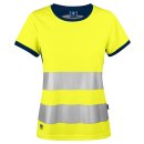 Damen-Warnschutz-T-Shirt EN20471 mit Reflektorstreifen -...