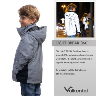 3in1 Kinder-Reflektorjacke mit herausnehmbarer Fleecejacke – komplett,  99,95 €
