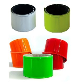 Schnapparmbänder / Klackarmband reflektierend – verschiedene Farben