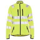 Einfarbige Damen-Warn-Softshelljacke / Damen-Signaljacke...