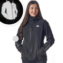 Schwarze-Reflektierende Funktionsjacke voll reflektierend...