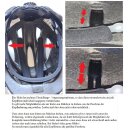 Kinder-Fahrrad-Helm reflektierend mit LED Rücklicht - in verschiedenen Farben