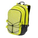Gelber-Rucksack mit Reflexelementen und 15"-Laptopfach