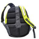 Gelber-Rucksack mit Reflexelementen und 15"-Laptopfach