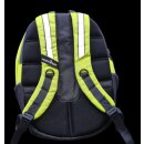 Gelber-Rucksack mit Reflexelementen und 15"-Laptopfach