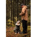 Regenmantel / Regenjacke voll reflektierend in beige-braun – Damen & Herren