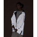 Regenmantel / Regenjacke voll reflektierend in beige-braun – Damen & Herren