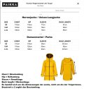 Regenmantel / Regenjacke voll reflektierend in beige-braun – Damen & Herren