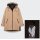 Regenmantel / Regenjacke voll reflektierend in beige-braun – Damen & Herren