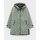 Grüner reflektierender Damen-Regenmantel / Regenjacke in LEO-Grün
