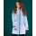 Grüner reflektierender Damen-Regenmantel / Regenjacke in LEO-Grün