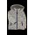 Kinder-Winter-Steppjacke blau-reflektierend mit Dino-Motiv