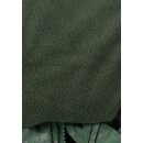 Kinder-Winter-Steppjacke grün-reflektierend mit Traktor-Muster