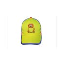 Neon-gelbe Kinder-Cap mit Tiermotiv und Reflex-Aufdruck