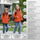 3in1 Kinder-Reflektorjacke mit herausnehmbarer Fleecejacke – farbig reflektierend
