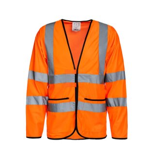 Hi-Vis Sicherheitsweste, Farbe:Hi Vis Orange;Größe:XL Hi-Vis Sicherheitsweste, Farbe:Hi Vis Orange;Größe:XL