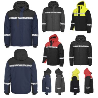 Projob 7415 Gepolsterte Funktionsjacke wind- und wasserdicht mit Reflexstreifen EN17353 – verschiedene Farben