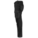 Projob 5566 Schwarze 4-Wege-Stretch-Arbeits-/Funktionshose mit Reflex-Details