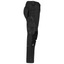 Projob 5566 Schwarze 4-Wege-Stretch-Arbeits-/Funktionshose mit Reflex-Details