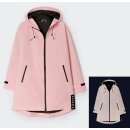 Damen-Regenmantel / Regenjacke voll reflektierend in rose...