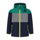 Kinder-Regenjacke / wasserdichte Übergangsjacke mit breitem reflektierenden Streifen – verschiedene Farben