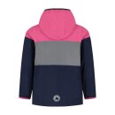 Kinder-Regenjacke / wasserdichte Übergangsjacke mit breitem reflektierenden Streifen – verschiedene Farben